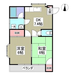 アレスト関口PART2の物件間取画像